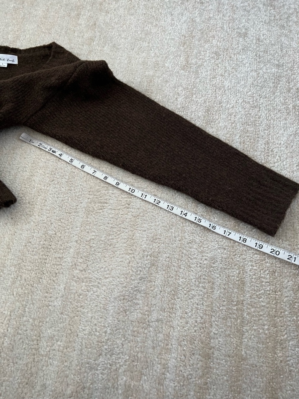 Threaded Leaf Horse Equestrian Wool Cardigan Swea… - image 7